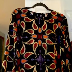 ZARA XL print dress